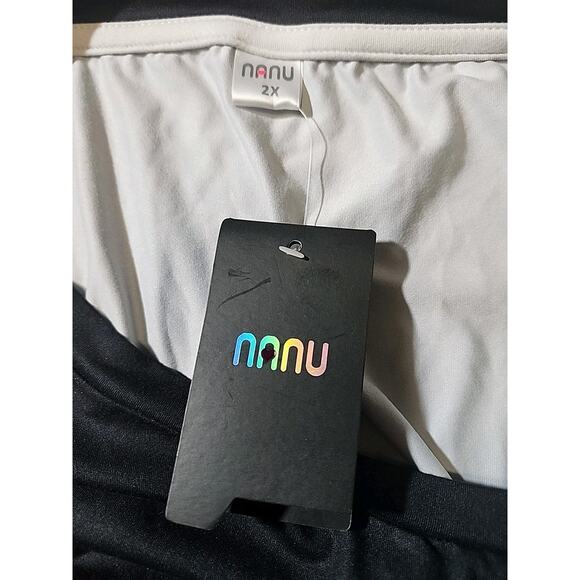 NWT Nanu Womens Dress Tunic 2X Round Neck Long Sleeve Stretch Aztec Tribal - Picture 7 of 8